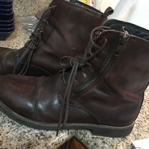Bedstu (designer) brown leather boots Men size 10